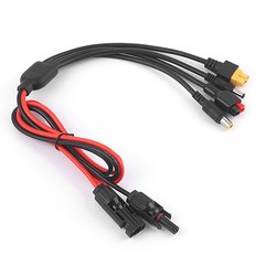 4 In 1 Solar Panel Extension Cable Waterproof Photovoltaic Cord For RV Camping