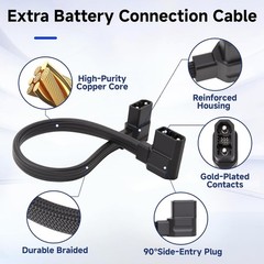 EcoFlow Delta 2/3 Extra Battery Connection Cable Adapter for Delta 2 Max