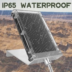 6V Solar Panel Charger for Deer Feeder Battery Outdoor Waterproof Mount Kit IP65