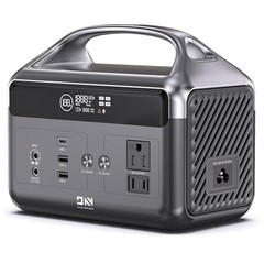 Portable Power Station, 192Wh LiFePO4 Battery Backup Solar Generator with Grey