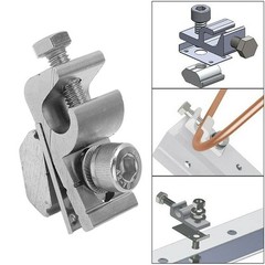 10Pcs Solar Mounting System Grounding Clip Lug Bracket Clamps Photovoltaic