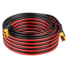 35FT XT60 Extension Cable 10AWG – Female to Male Connector for Solar, RC, Power