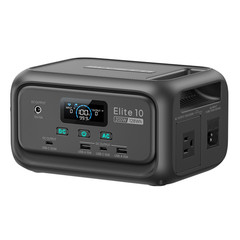 BLUETTI Elite 10 200W 128Wh Portable Power Station+60W Solar Panel for Camping