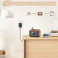 97.6Wh External Battery Power Pack with LED Light for Adventure & Emergency Use