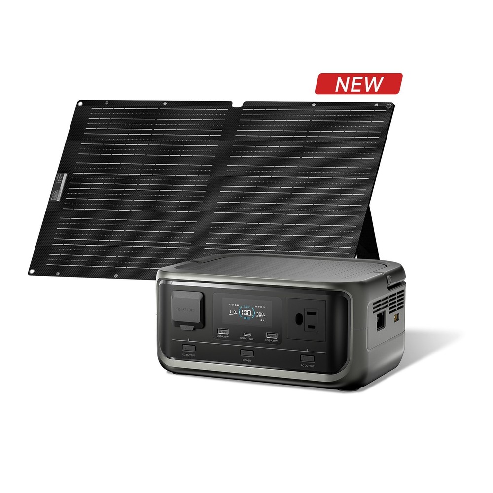 ALLPOWERS 300W 256Wh Solar Generator Power Station AC DC Solar Panel Optional