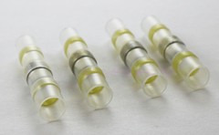100ea AWG 12-10 Waterproof Solder Seal Heat Shrink butt Connectors