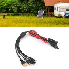 4 In 1 Solar Panel Extension Cable Waterproof Photovoltaic Cord For RV Camping