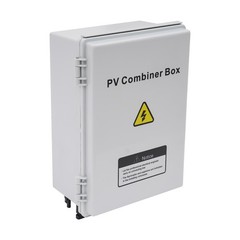 Solar PV Combiner Box With Lightning Protection 63A 6 strings For Solar Panel