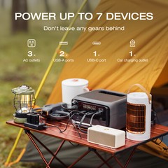 EcoFlow River 3 Plus 858Wh 600W Portable Power Station with EB600 Extra Battery