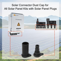 Solar Panel Connector Caps 5 Pairs, IP67 Waterproof Male and Female Cap Dust Plu