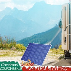41”/45” Solar Panel RV Tilt Mount Brackets Roof Flat Surface Adjustable Frame US