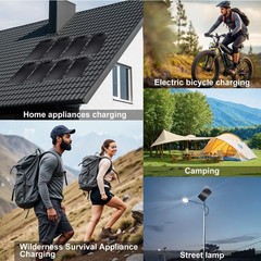 400W Monocrystalline Solar Panel Complete Kit for RV Home Off Grid Camping New
