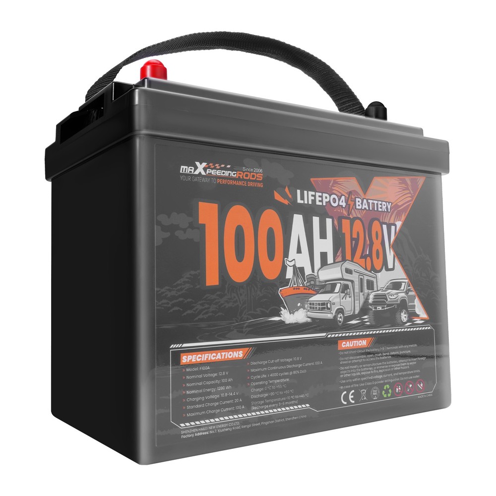 100Ah 12V Lithium Battery for Off Grid Solar Backup, Low Temp Cutoff BMS