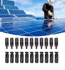 10Set Male Female Wire Cable Connector Set Solar Panel Waterproof Connector