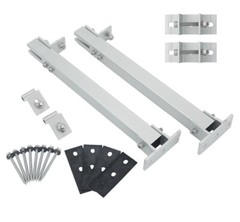 Universal Mount Brackets for Solar Panels up to 400W,Easy Mounting to Roof Rack