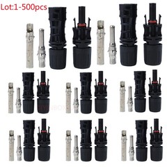 Lot MC4 Male Female Solar M/F Wire Cable Connectors Waterproof for Solar Panel