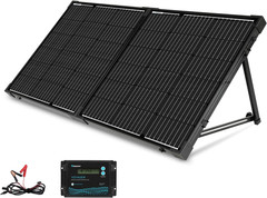 Renogy 100W Portable Solar Panel, 25% High Efficiency Solar Panel Kit with 20A C