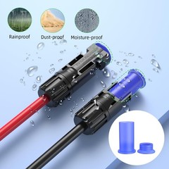 Bateria Power 300 Pairs Solar Connector Caps, Obvious Color Weather Resistant…