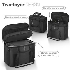 Portable Power Station Carrying Case for Delta 2 Generator – Protective Shoulder
