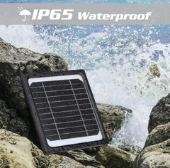 Dosarzo 5W Trail Camera Solar Panel 12V Battery Build In Rechargeable 5200mAh