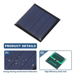 8pcs Mini 2V 0.22W 110mA Solar Panels for Photovoltaics