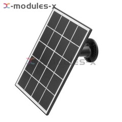 8W 5V Microcrystal Solar Panel + Mounting Bracket For Security Camera Water Pump