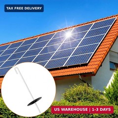 200 Pack Stainless Steel Solar Panel Guard Clips J Hooks Bird Mesh Fasteners