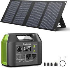 Portable Power Station, 300W 296Wh Battery Bank with 110V Pure Sine Wave AC Outl