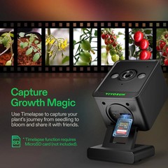 VIVOSUN GrowCam C4, 2K QHD WiFi Smart Camera for Grow Tent & VGrow Smart Grow Bo