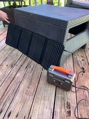 Powe Station with Free 40w Panel Solar Powered Generator 200W Peak/100W Rated