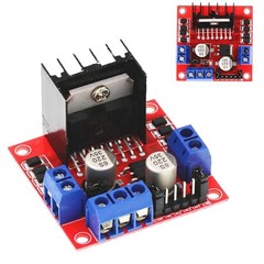 For L298N Dual H-Bridge DC Motor Driver Module with 5V Regulator Support