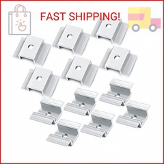 12 Pack Solar Panel Mid Clamps 1.06 Inch Solar Panel Bracket Aluminium Mounting