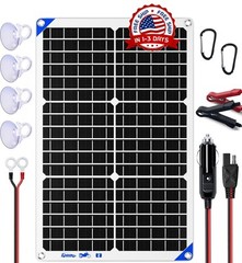 Mantenedor De Cargador De Bateria De Coche Solar De 12V-30W Waterproof NUEVO US