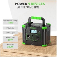 330W Portable Power Station – 288.6Wh Solar Generator