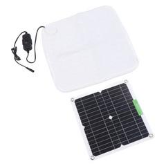 Solar Panel Heating Blanket 12V 50W Rapid Uniform Heating Soft Portable Pet YAQP