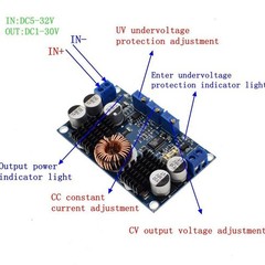 Automatic Drop Boost LTC3780 Step Up Down Regulator Power Module Under Volt for