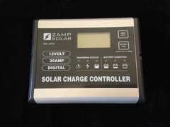 Zamp Solar ZS-30A 30A, 5-Stage PWM Charge Controller – Black