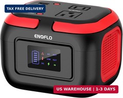 ENOFLO Portable Power Station, 97.68Wh Solar Generator, Lithium Battery Power wi
