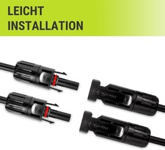 Solar Branch Connector 2 to 1 Y Cable Adaptor Connector Kit for Solar Panel P…