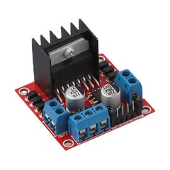 For L298N Dual H-Bridge DC Motor Driver Module with 5V Regulator Support