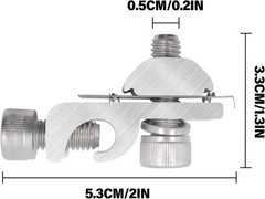 8 Pack Solar Panel Solar Panel Clamps Bonding Lug Solar Grounding Clip Mounti…