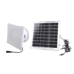 Energy Efficient Solar 8W 4 Inch Fan Outdoor Greenhouse Solution