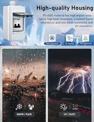 Solar Panel Disconnect Switch 400V 10A IP65 Waterproof Breaker Box for Solar