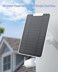 Solar Panel for Google Nest Cam Outdoor/Indoor Battery, 5W, 3 Pack