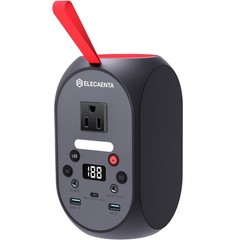 ELECAENTA 99Wh Portable Power Station, 120W (Peak 200W) LiFePO4 Battery Bank Bac