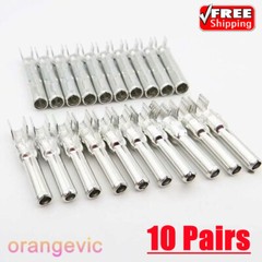 10 Pairs Solar Connector Inner Core Compatible Terminal Pins 30A Male Female Set