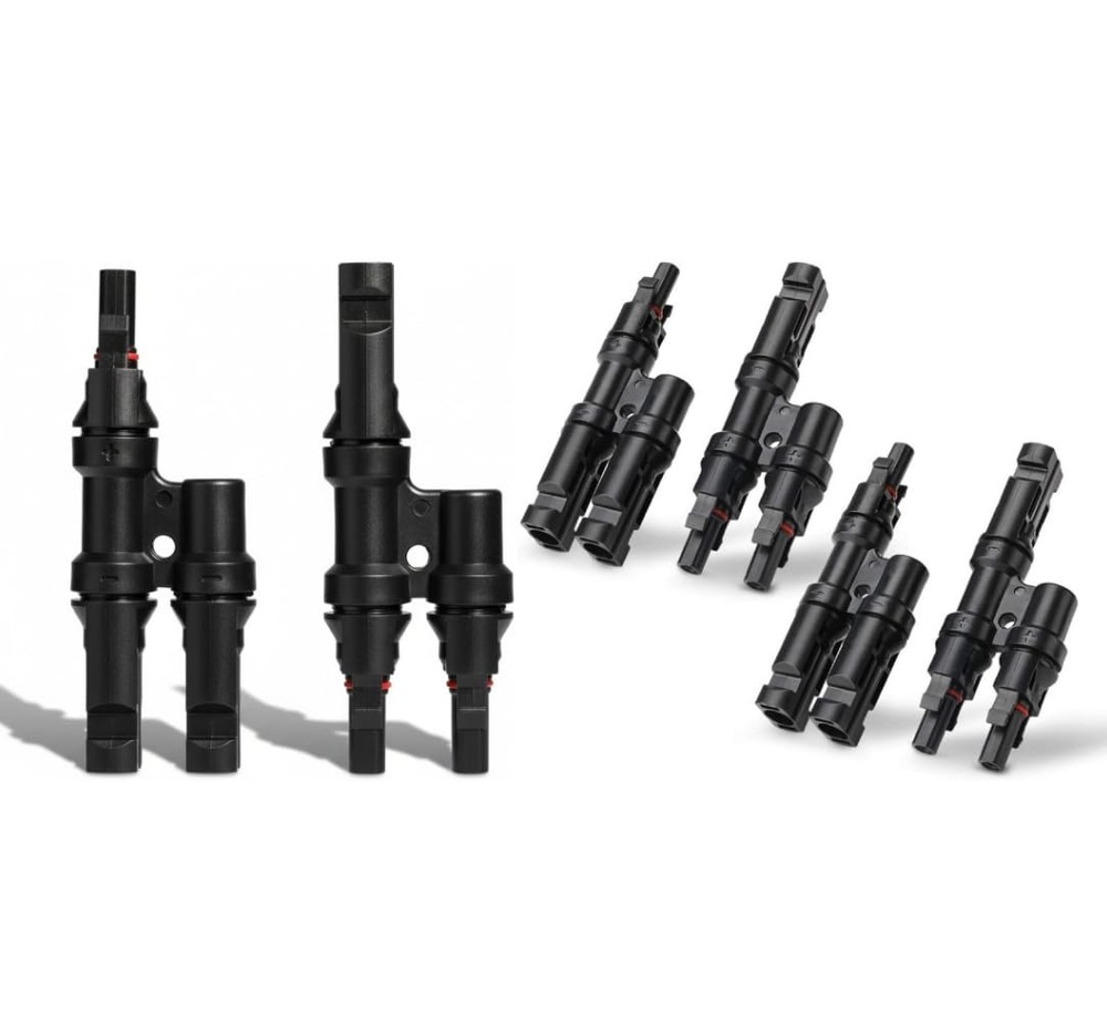 6PCS Mc4 Connectors for Parallel Connection Between Solar Panels (M/FF+F/MM),…