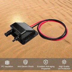 Solar Cable Entry Gland with 10AWG 3.28Ft Solar Extension Cable, UV Resistanc…