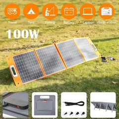 Solar Panel Portable Solar Charger 100W 18V Foldableable for Camping