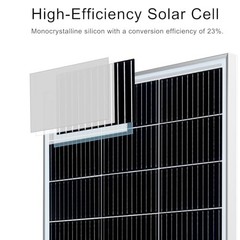 150 Watt 12Volt Solar Panel Kit for RV Home Boat Off-Grid System 150W solar kit